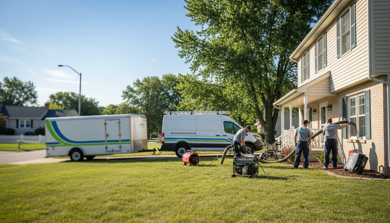 Flooded Basement Restoration And Cleanup With Repair in Seaman, OH near me